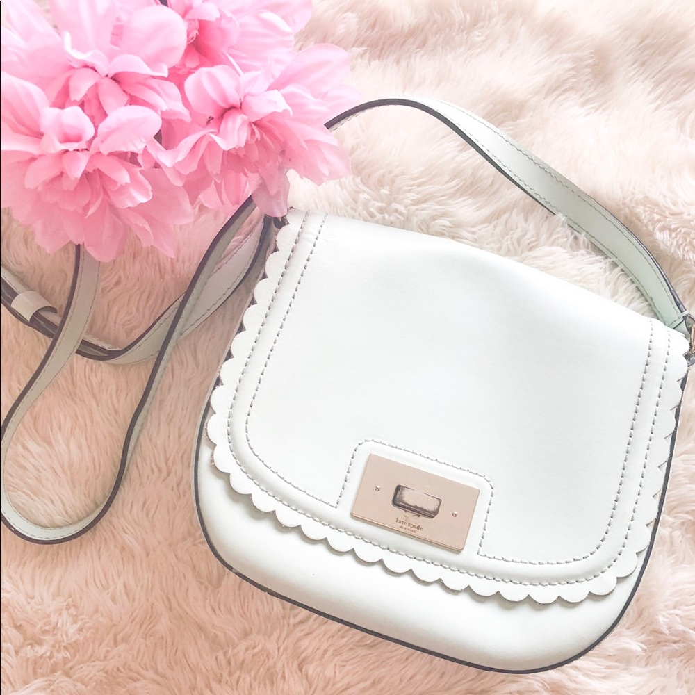 Kate Spade Teal Scalloped Crossbody